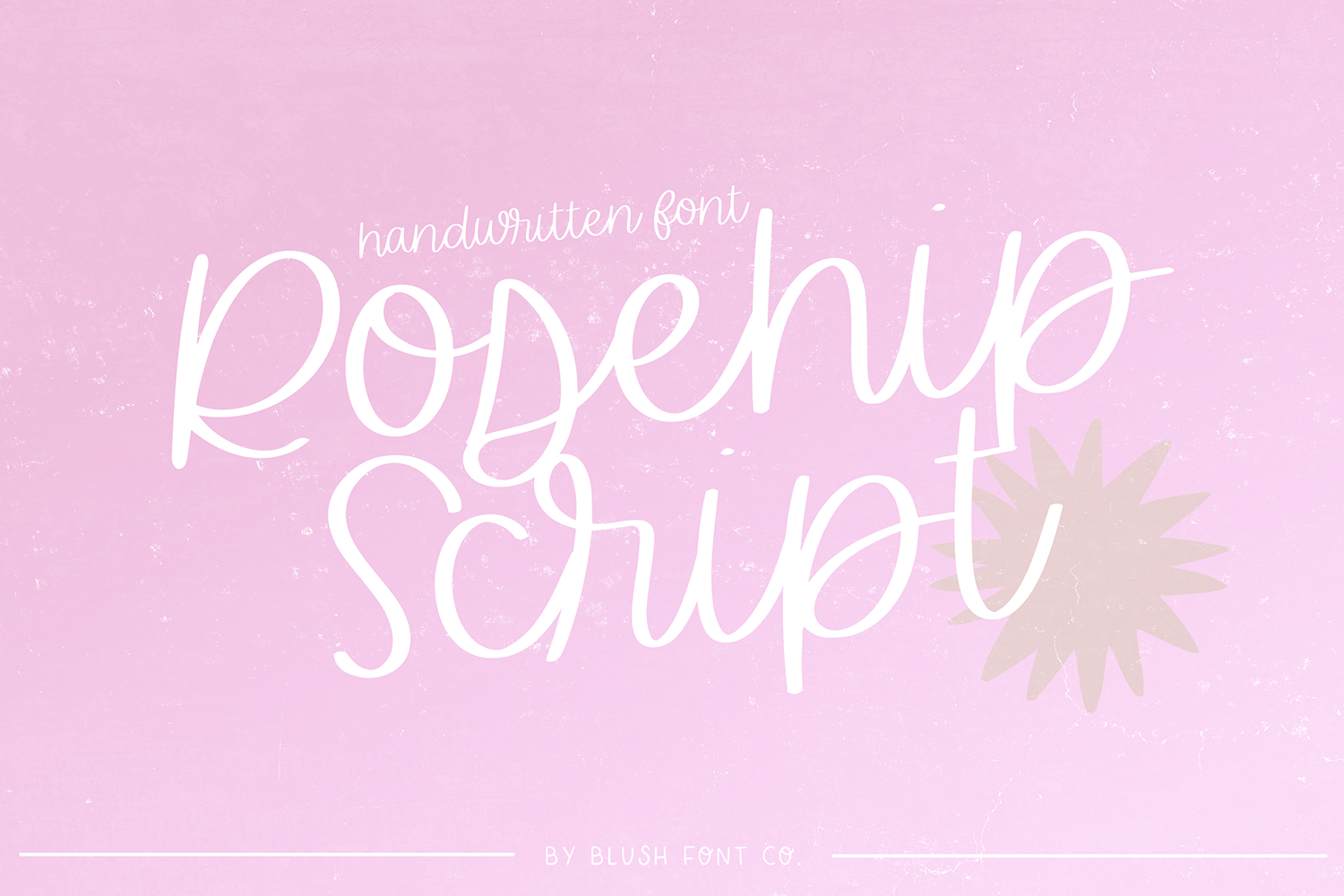 ROSEHIP SCRIPT Brush Handwriting Font