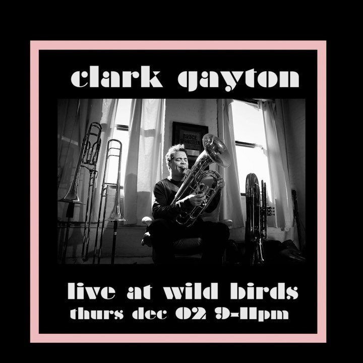 7-9: @alexasher7 sponsored by keyed up: young legend playing Afrobeat, jazz, and joy 

@clarkgayton is a legend of music and tonight&rsquo;s music is heaven: reggea and rocksteady instrumental vibes 9-11pm