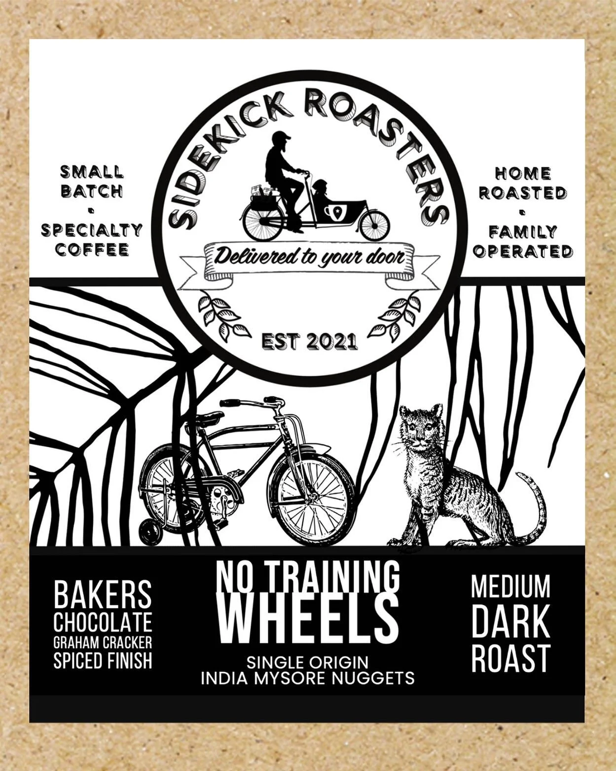 A lot of fun new adventures have been keeping us busy. We started attending a parent participation preschool, meeting preschool friends, and learning so much together!

So we decided to celebrate the growth with a new roast!

No Training Wheels! This