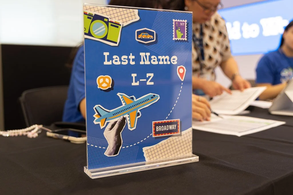 Registration signage