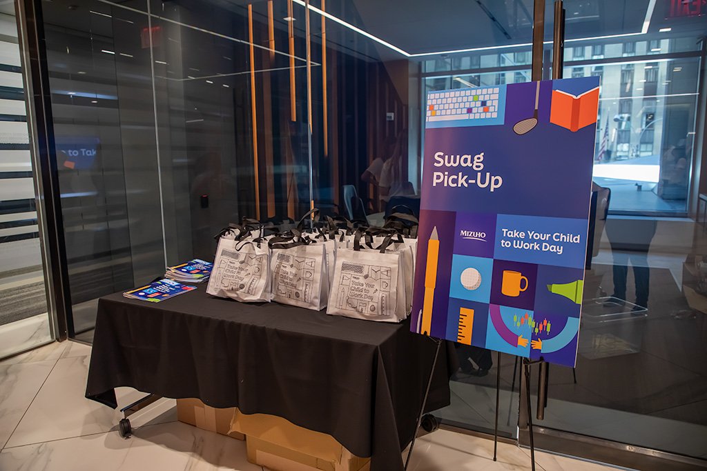 Signage, Coloring Tote Bags, and Activity Books