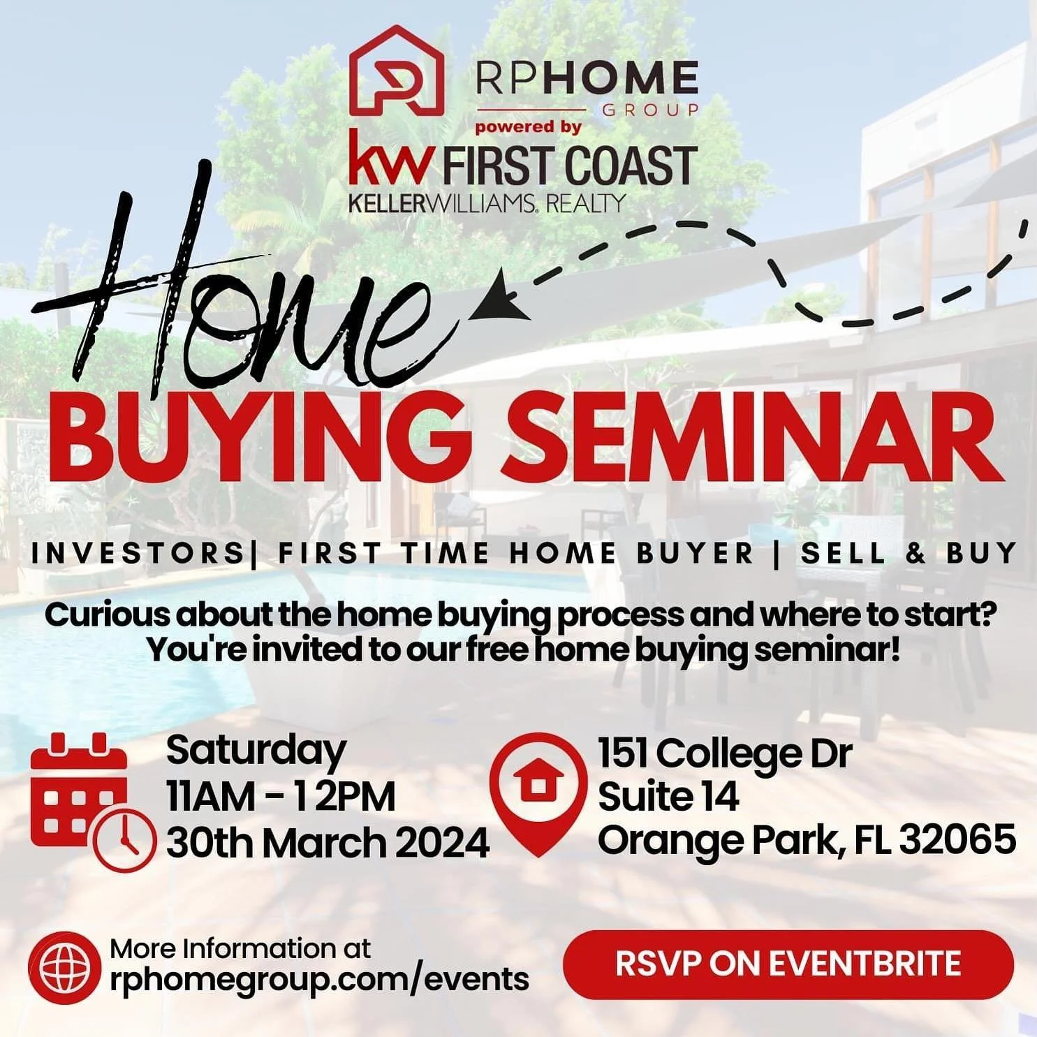 🚨FREE HOME BUYING SEMINAR!🚨It&rsquo;s not too late to join us this morning at 11am!🏡We will be discussing the latest news on the real estate market &amp; more! Stop by and learn from our team on the home buying process! 

⭐️ RSVP today &amp; check