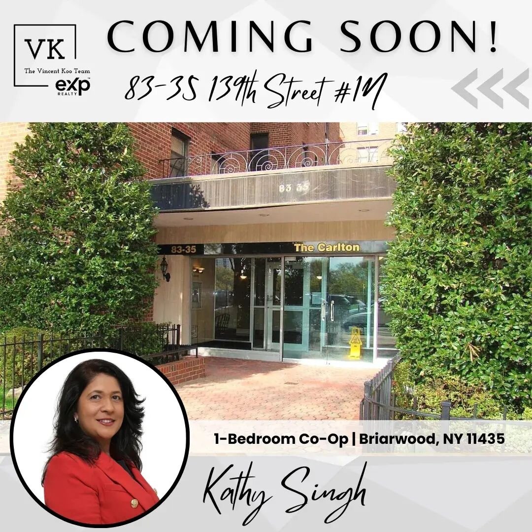 We're excited to announce that our latest listing, located at 83-35 139th Street #1N, Briarwood, NY 11435, will soon be hitting the market! This stunning property offers exceptional features and a prime location that's sure to impress anyone looking 