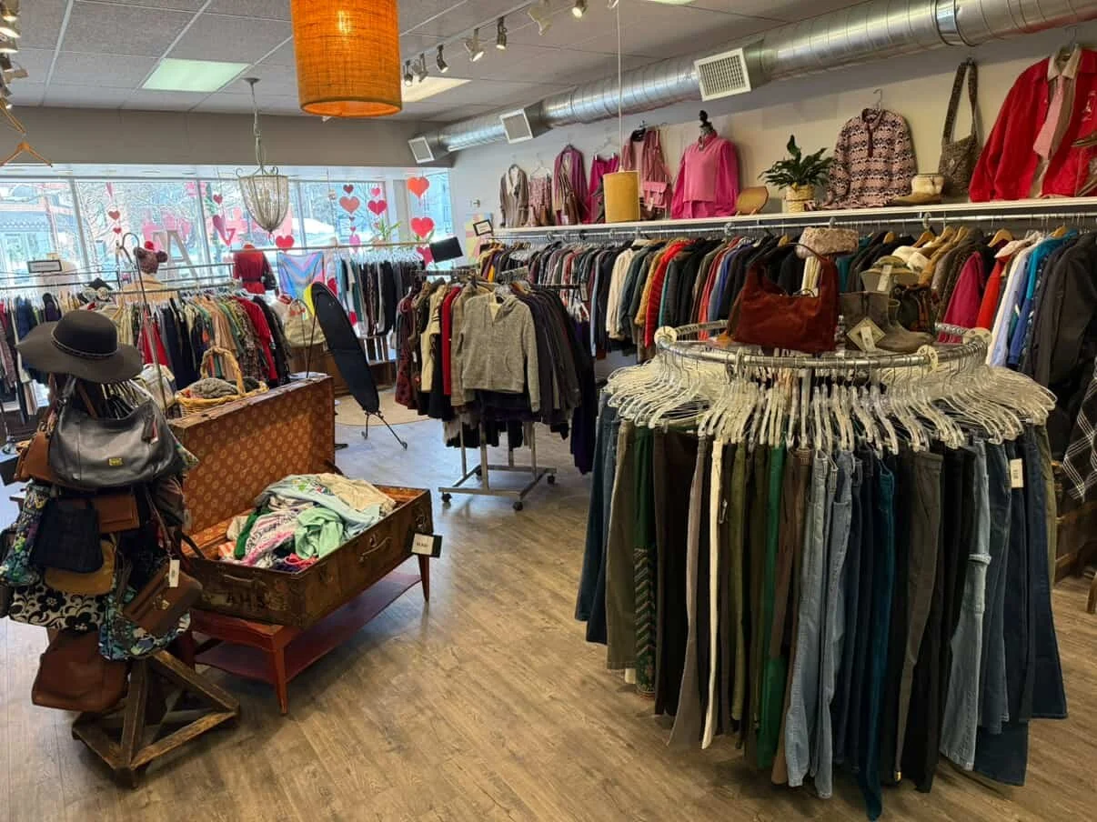 Secondhand News thrift boutique in downtown Maynard Massachusetts