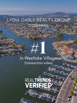 Lydia Gable Realty Group ranked #1 Real Estate Team in Westlake Village by RealTrends Verified