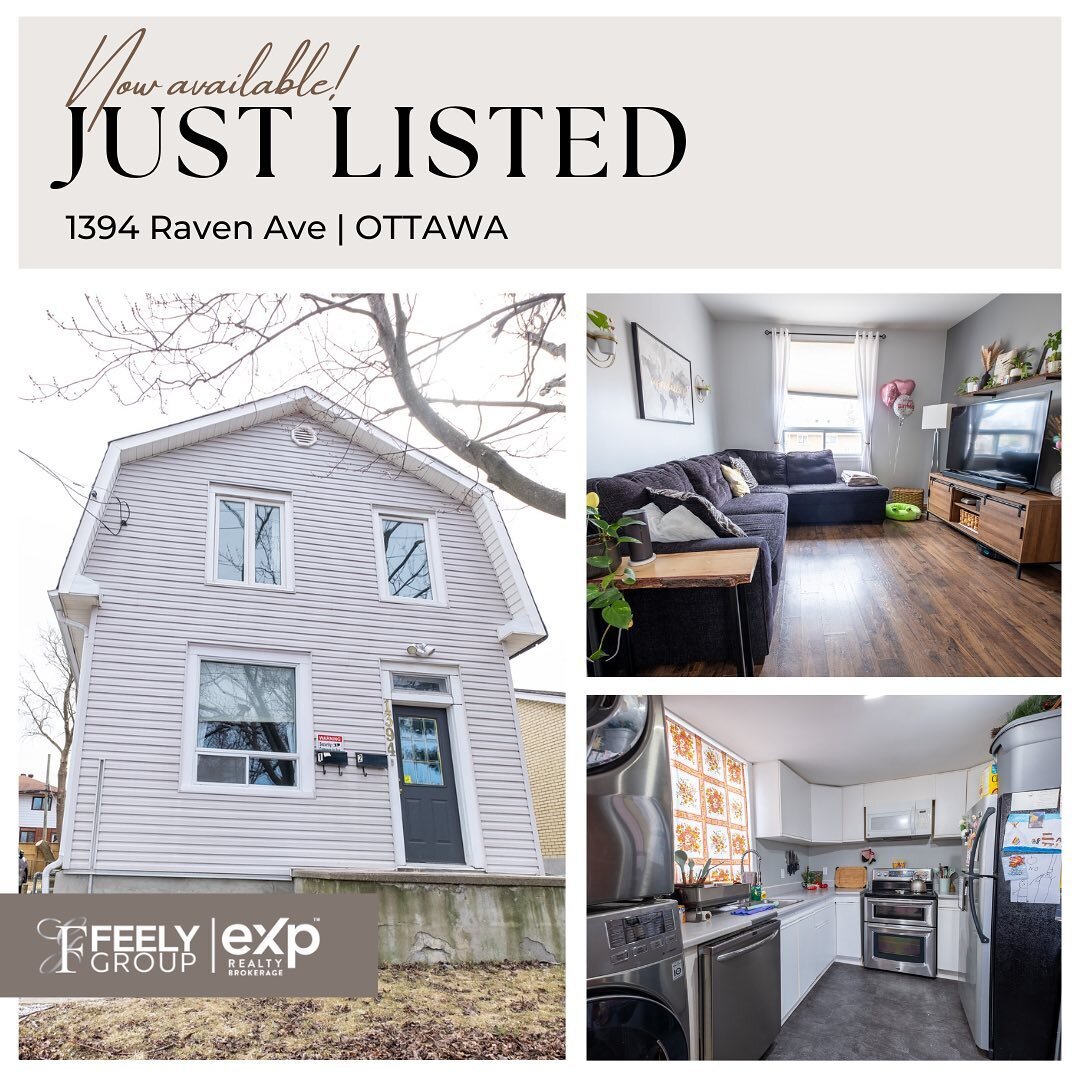 📍 1394 Raven Ave l Ottawa

Zoned R2H, this turn key duplex is in a fantastic location and offers both income and redevelopment potential.

✨ 2 Bedrooms, 1 Bathroom
✨ Upper unit having access to the upper deck.
✨ Cozy Living Room
✨ Boasting over $25K