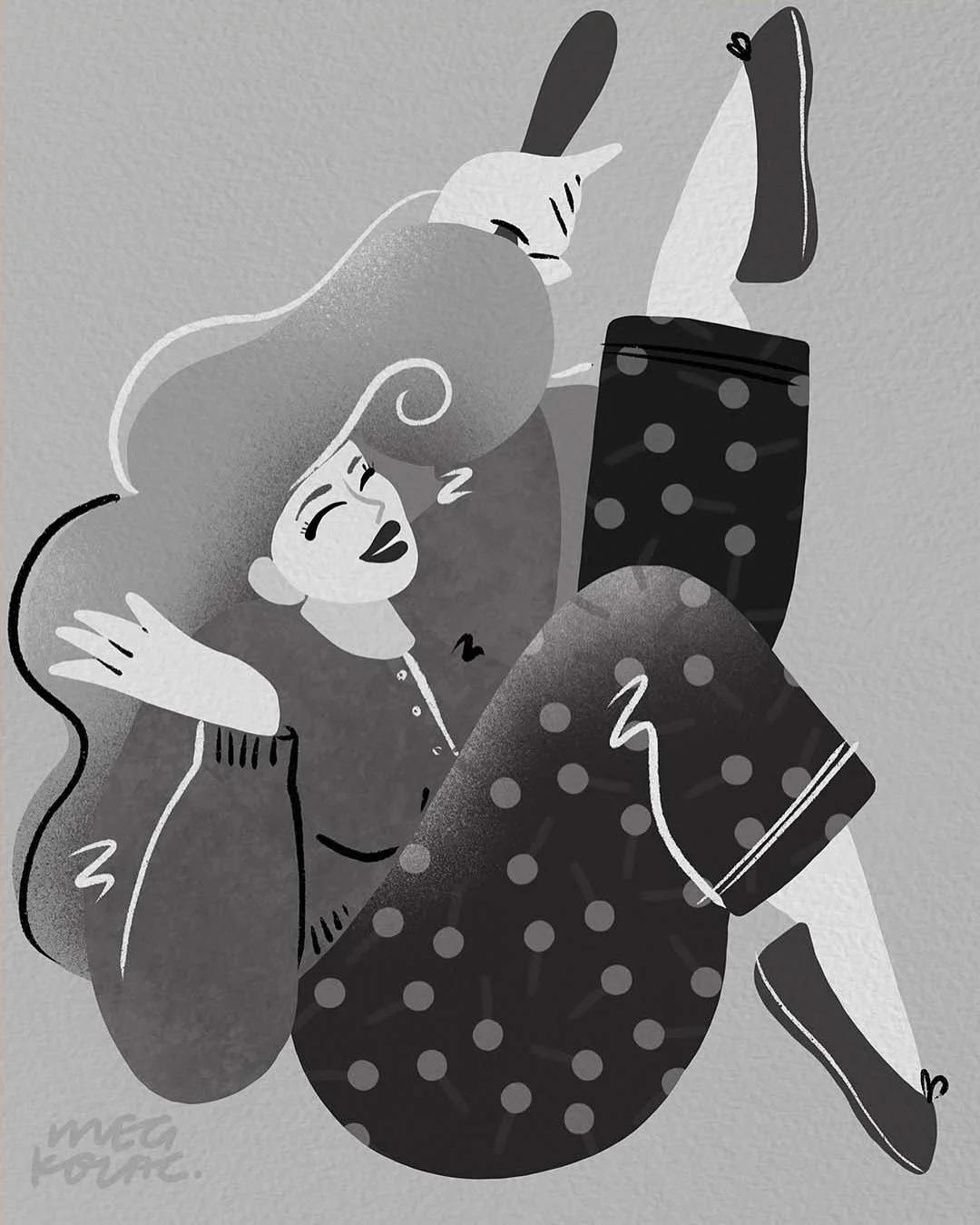 Urgh I was still working on yesterday&rsquo;s @peachtober #brush prompt illustration today as this one was not coming together! Why can&rsquo;t I draw a brush?!? Bristles as the print idea? Groundbreaking. And I couldn&rsquo;t decide on colours! Curs