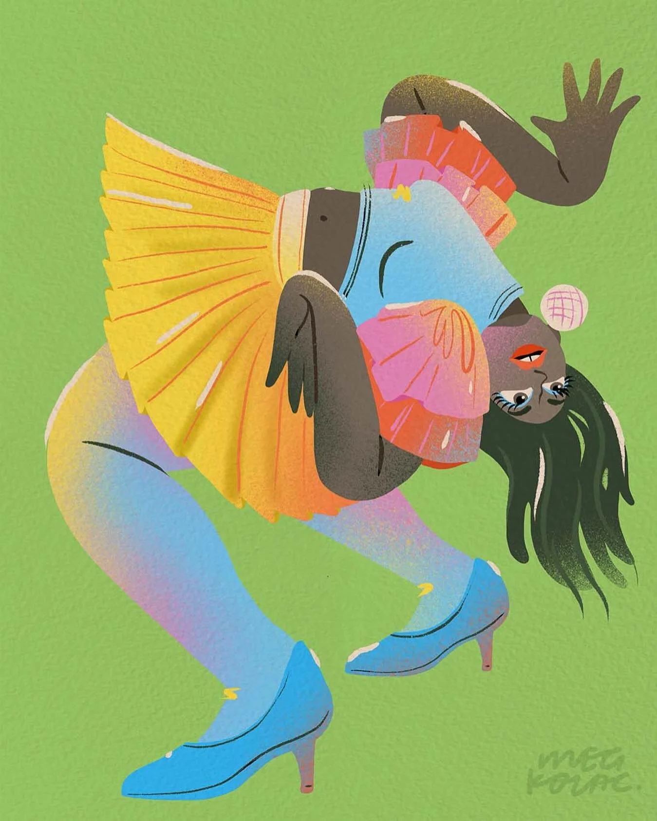 I’m almost caught up! 
.
Day 23: Paper
.
.
.
#peachtober25 #peachtober #paper #peachtober25paper #peachtoberday23 #illustration #megkolac @peachtober #duck