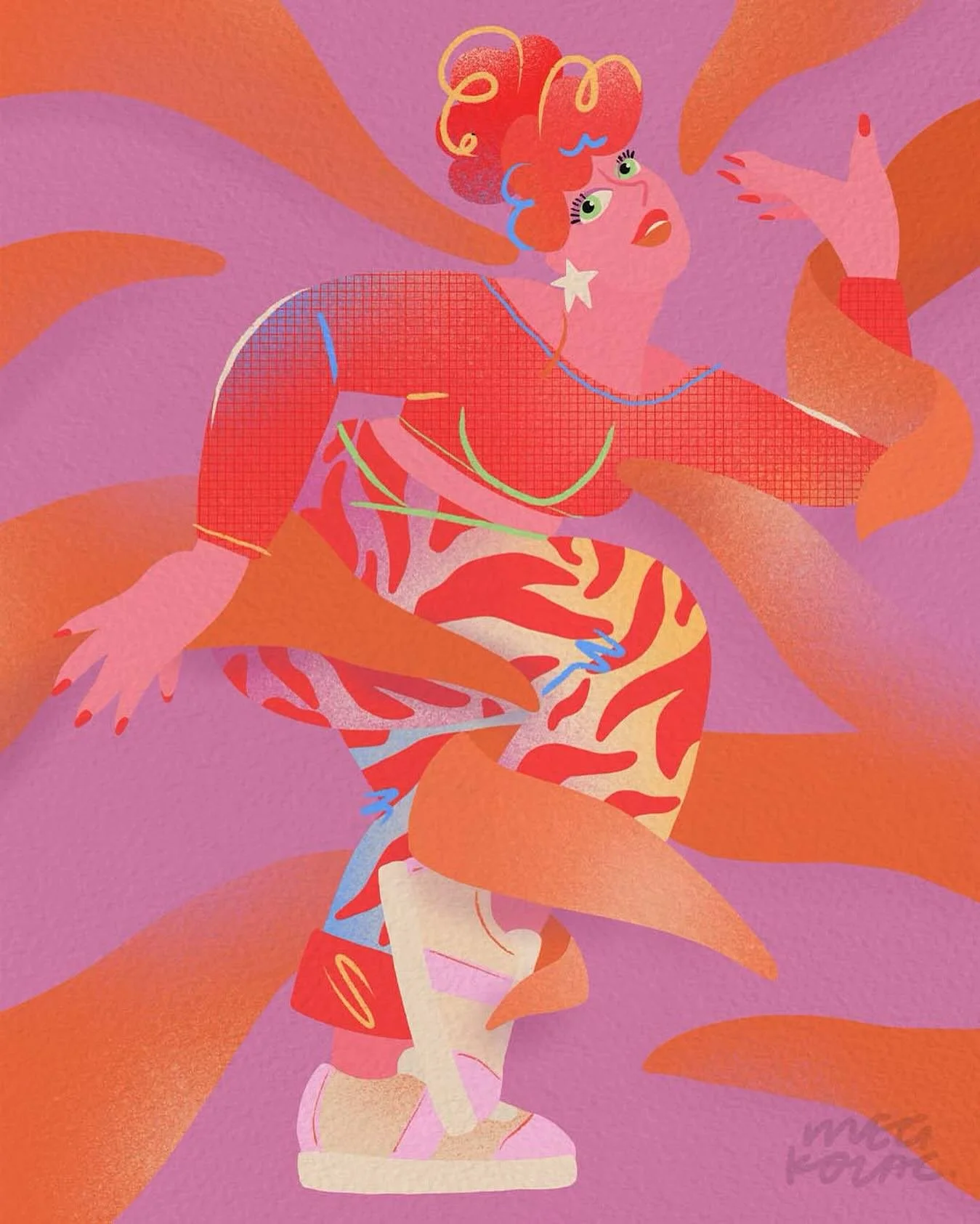 Day 25: Stripe
.
.
.
#peachtober25 #peachtober #stripe #peachtober25stripe #peachtoberday25 #illustration #megkolac @peachtober #spot