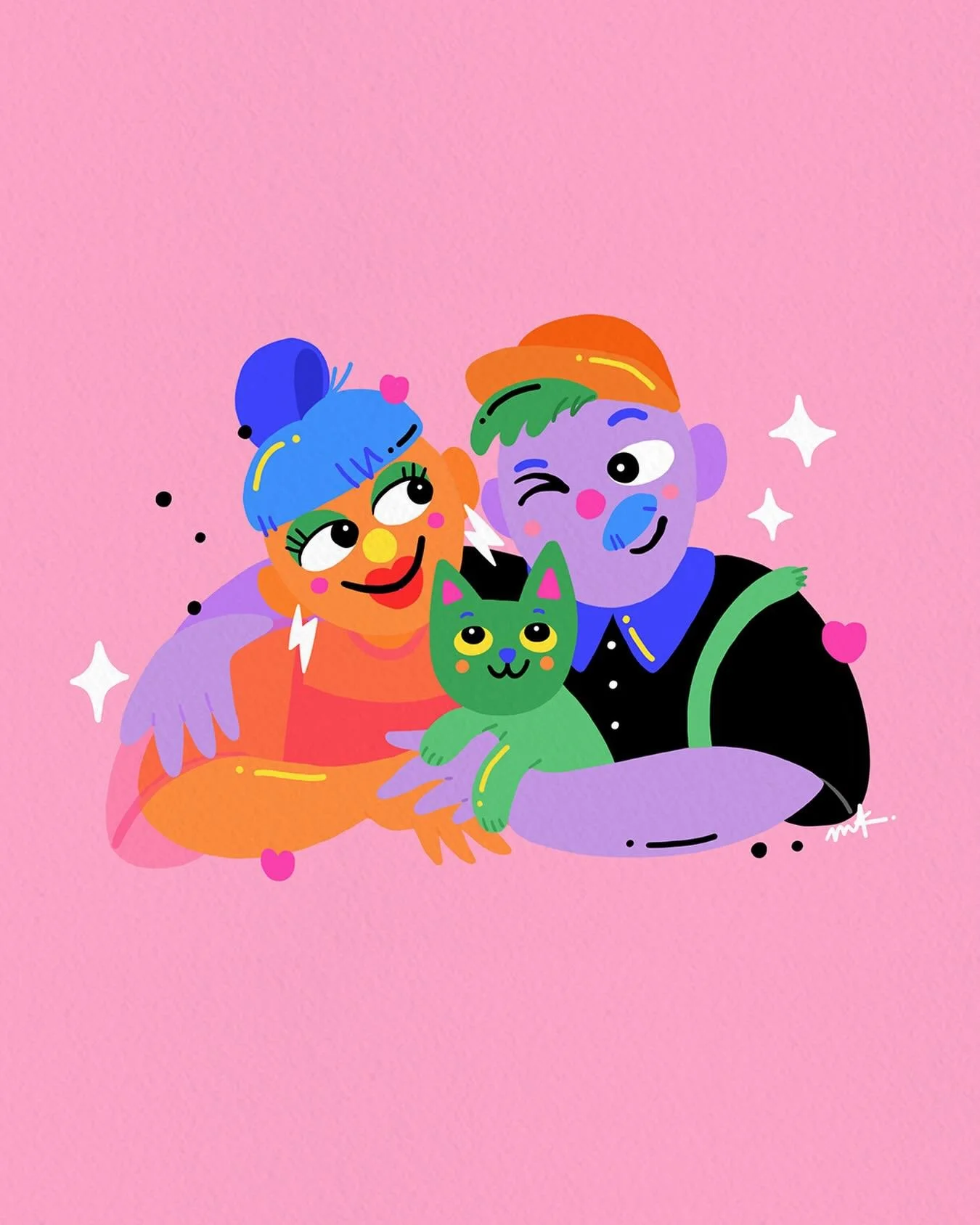 Lovers!
Valentines Shmalentines Day is approaching and I reckon a custom portrait of you and your loved ones is a fabby idea whether you&rsquo;re a believer or not!
Get in touch if you&rsquo;d like one or hit the link in bio!
.
.
.
#valentinesday #cu