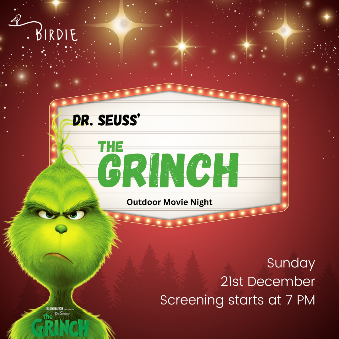 Grinch Outdoor Movie Night at Birdie