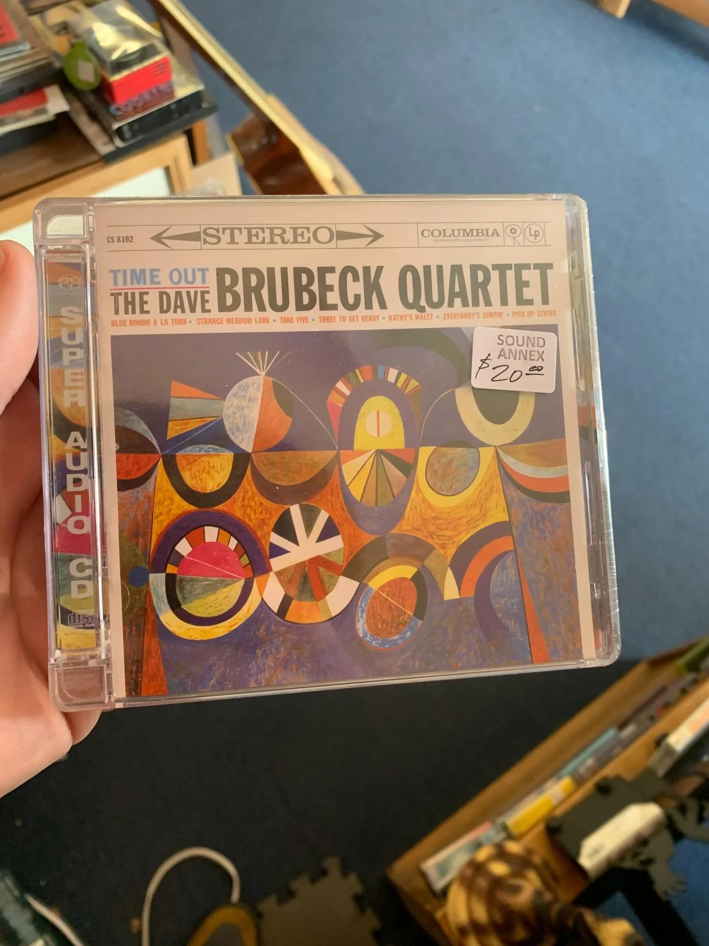 💿: The Dave Brubeck Quartet - Time Out ( Super Audio CD ) @soundannex 

&mdash;&mdash;

&ldquo;Sound Annex&rdquo;

LP&rsquo;s CD&rsquo;s DVD&rsquo;s Tapes &amp; More

⬛️⚫️🎶 🎛📈✌️

#vinyl #recordsreposted #music #movies recordstore owner soundannex