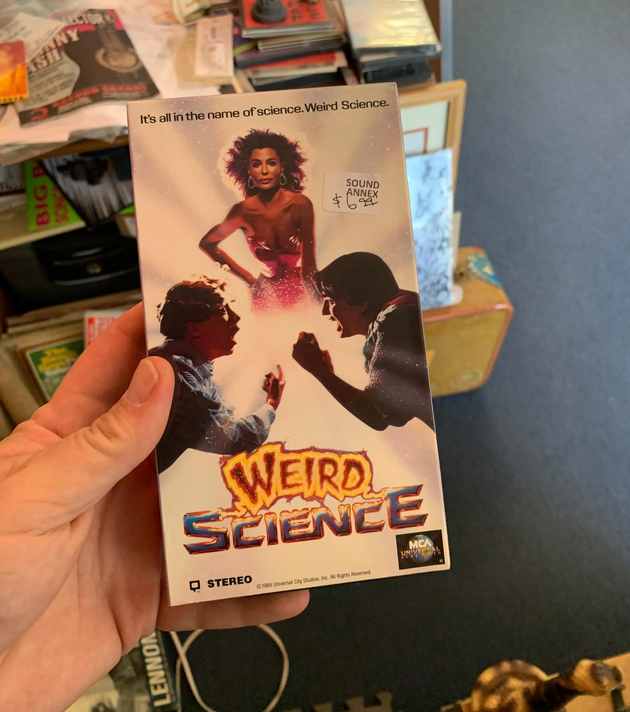 📼: Weird Science @soundannex 

&mdash;&mdash;

&ldquo;Sound Annex&rdquo;

LP&rsquo;s CD&rsquo;s DVD&rsquo;s Tapes &amp; More

⬛️⚫️🎶 🎛📈✌️

#vinyl #recordsreposted #music #movies recordstore owner soundannex @soundannex yubacity California