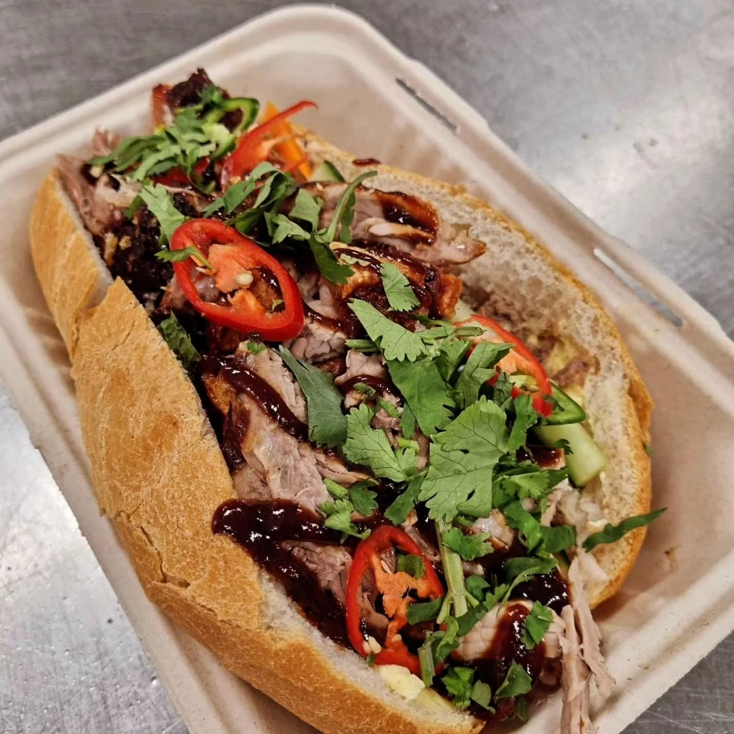 As requested by a great regular customer 
HOT LUNCH THIS WEDNESDAY
ROAST PORK BAHN MI

HOT AND FRESH ONLY $15 
Available 9am until sold out
#haveyoubeenfedbyjed #freshfood