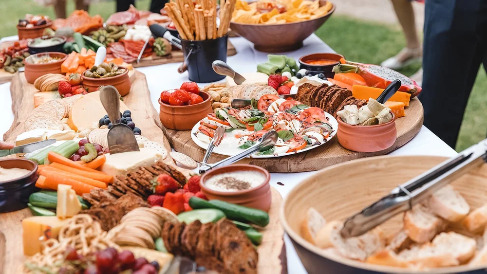 ginger pear graze catering - perth wedding caterer -... Wedding Catering with a Grazing Table — Fed by Jed