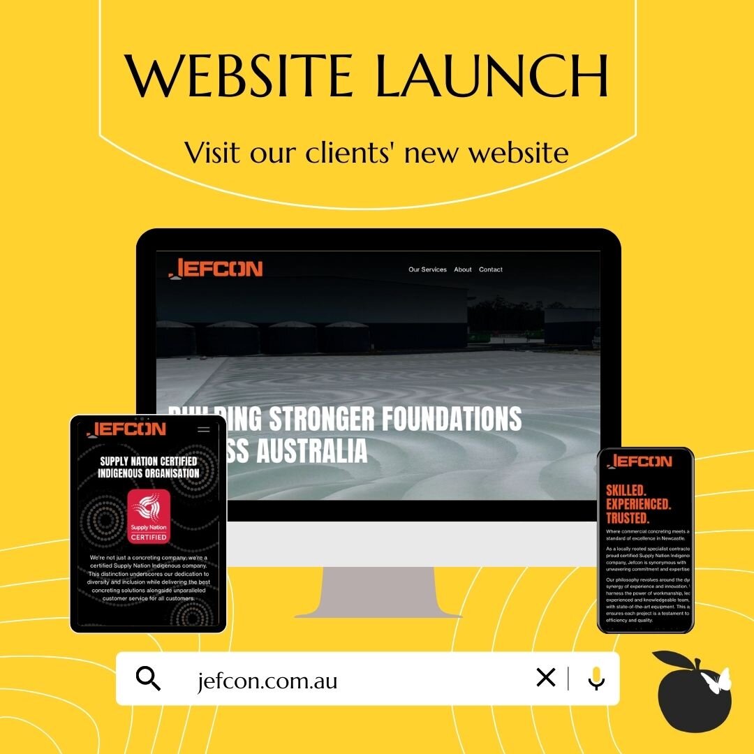 Our clients at @Jefcon requested a super simple, super schmick looking website and that's exactly what The Ripe Idea team delivered. 

Depending on the industry you're in and how your organisation generates new business, sometimes simplicity is all t