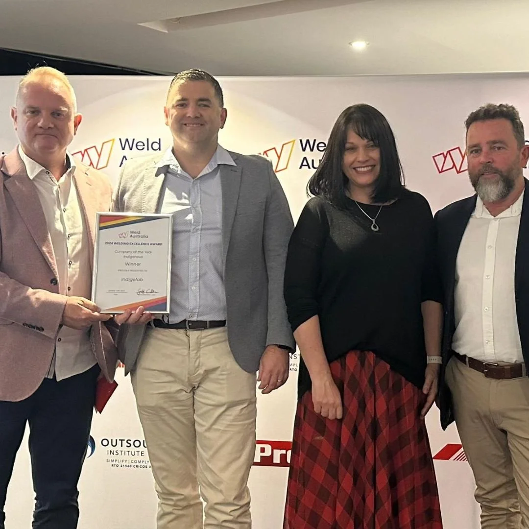 WOW!!! Huge Congratulations to our incredible Clients' at IndigeFab who have been awarded 'Indigenous Business of the Year' from Weld Australia!

The Ripe Idea is so proud of everything the team at IndigeFab have achieved to date and we are so honour