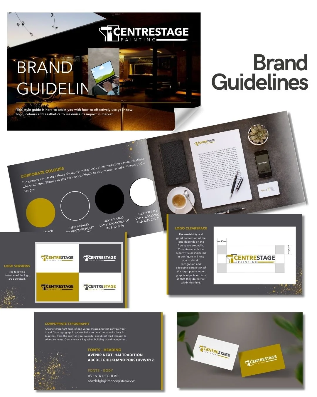 We create premium brand guidelines for businesses to assist in all future design projects