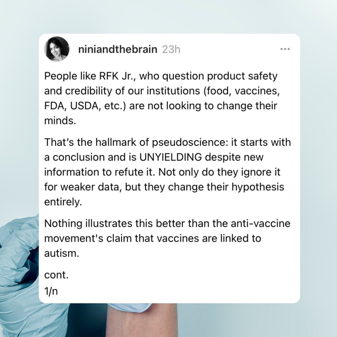 Pseudoscience starts with a conclusion and is unyielding despite information presented to refute it. Instead, they shift their standards or expectations- moving the goalpost- to keep the argument going and avoid admitting being wrong. Nothing capture