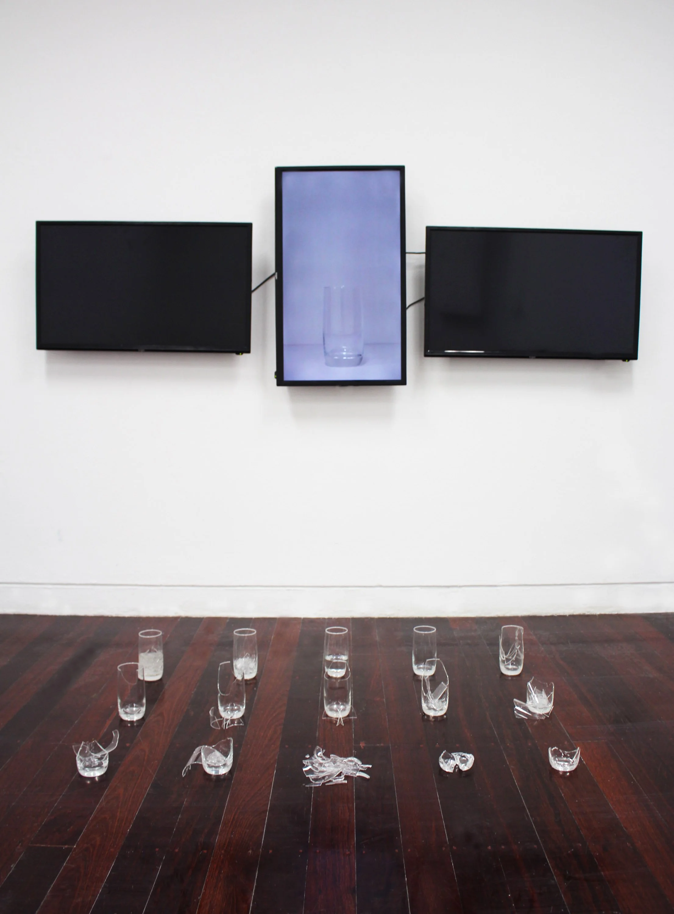 Smash, Bite, Crush, highball tumbler glasses, monitors, performance on video 2018