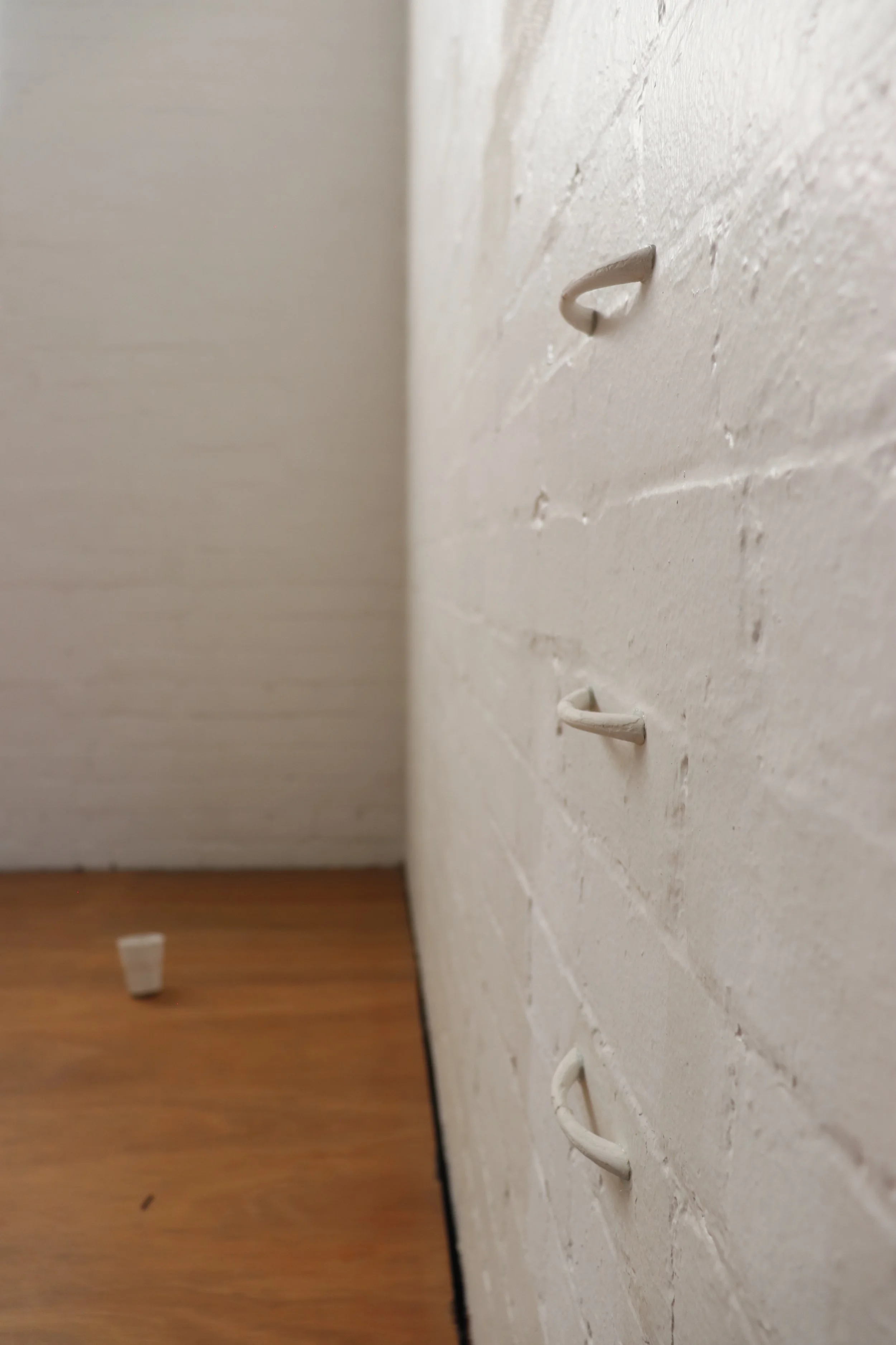 'Moving My Image Through Any-Space-Whatever', plaster, VCA Stables, 2024