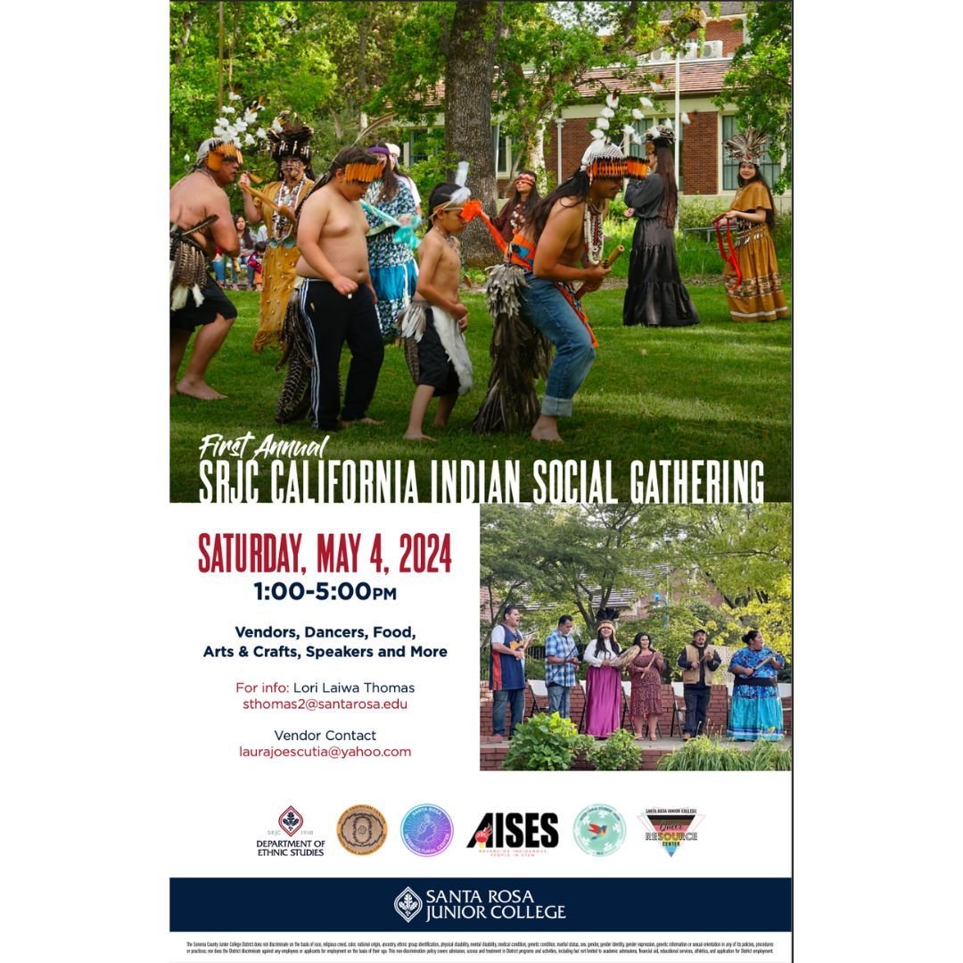 We are so looking forward to this Saturday! Come visit our table at the @santarosajc First Annual CA Indian Social Gathering.

Saturday, May 4, 2024
1-5pm
Vendors, Dancers, Food, Arts &amp; Crafts, Speakers and more.
1501 Mendocino Ave
Burbank Outdoo