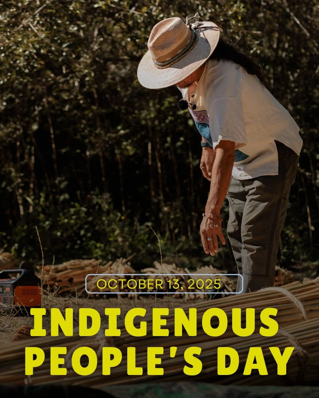 On #IndigenousPeoplesDay, we honor the resilience of Indigenous communities to continue to know ourselves as Indigenous peoples despite the attempt to erase us through colonial violence and extraction. Now is the time to to step up and reclaim and re