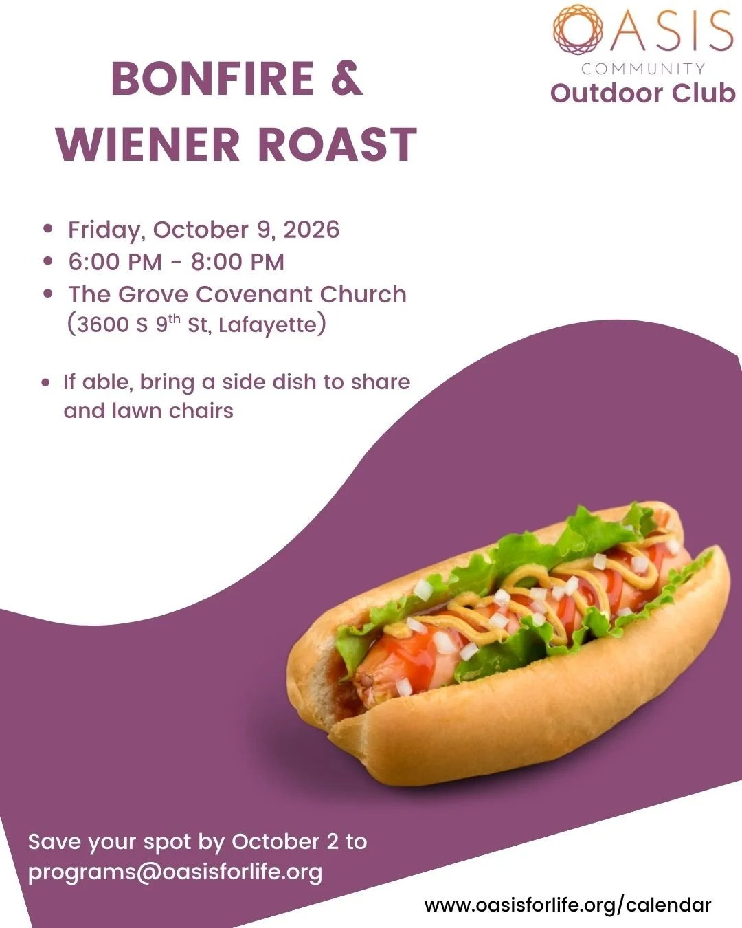 Outdoor Club Annual Wiener Roast