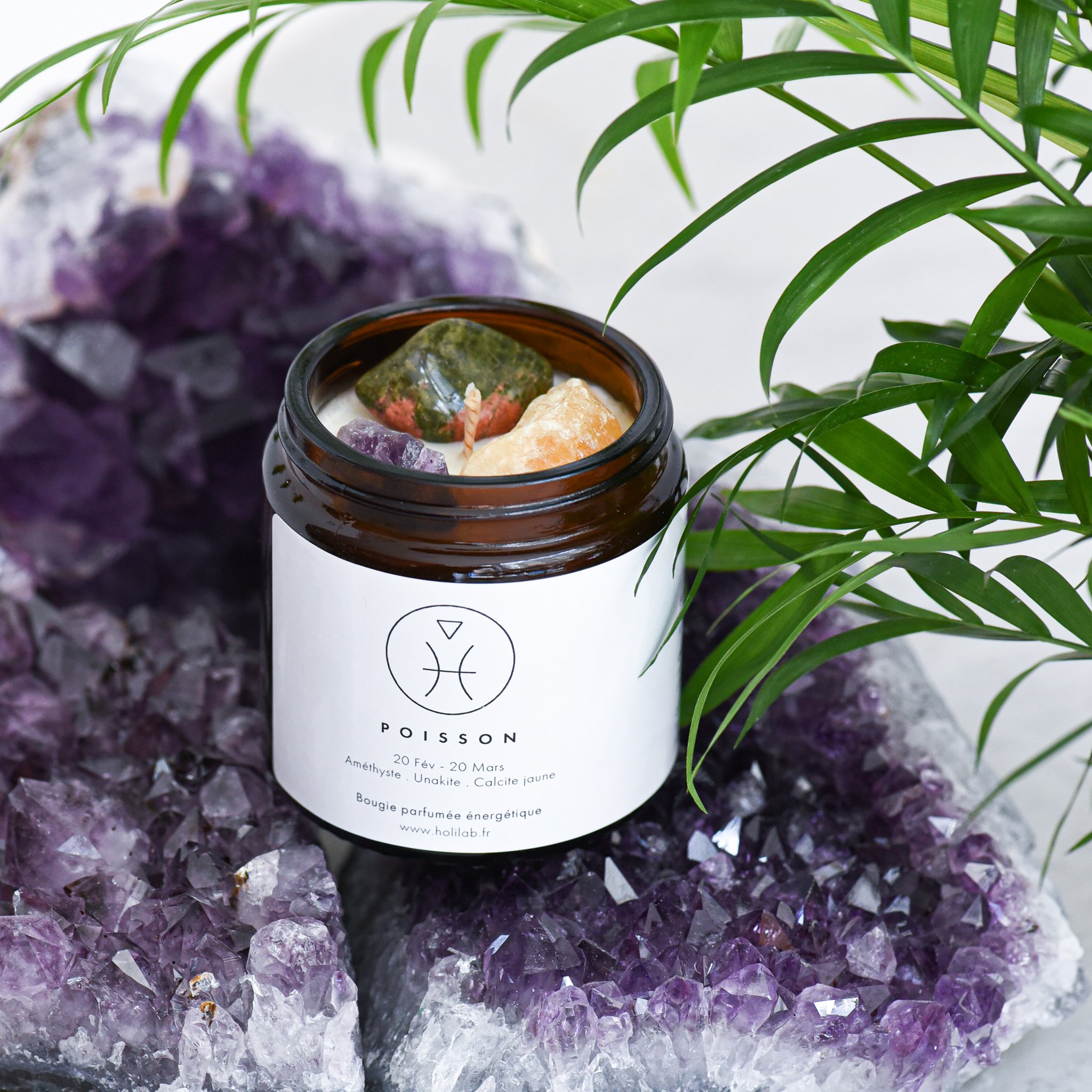 Poisson - Bougie astrologique parfumée