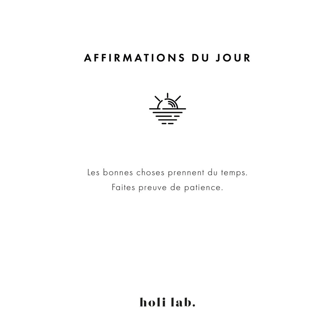 Dans un monde qui tourne &agrave; toute vitesse, la patience peut sembler un tr&eacute;sor rare. Cependant, elle est une qualit&eacute; essentielle pour cr&eacute;er de la s&eacute;r&eacute;nit&eacute; dans nos vies. Les cristaux Holilab peuvent &eci