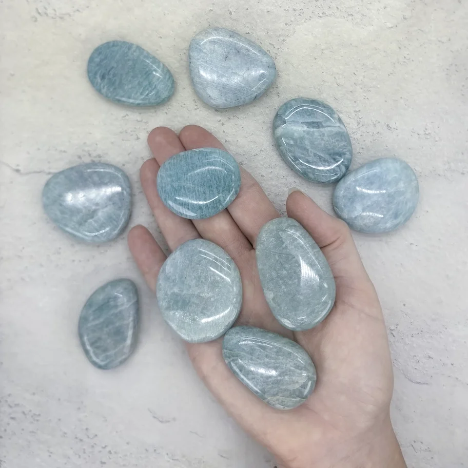 AMAZONITE PALM STONE