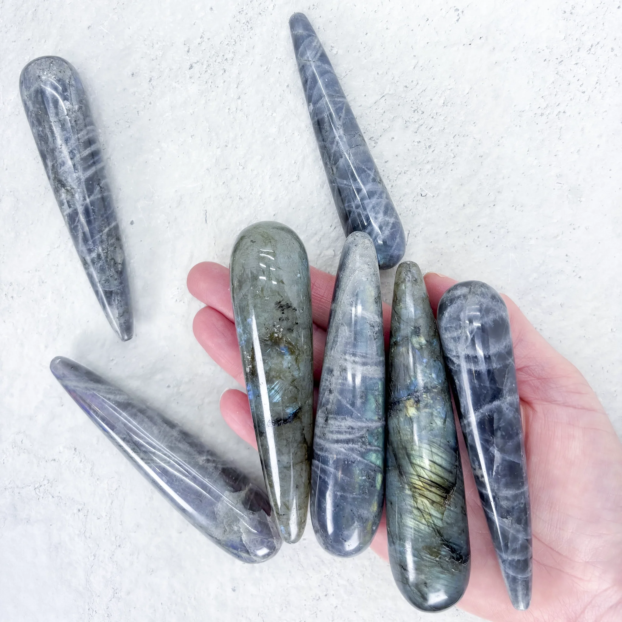 Baton de massage Labradorite