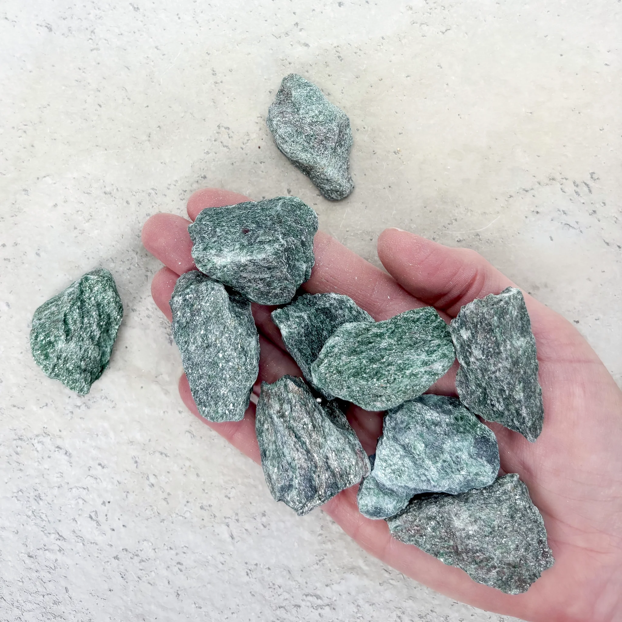 FUSCHITE VERTE BRUTE