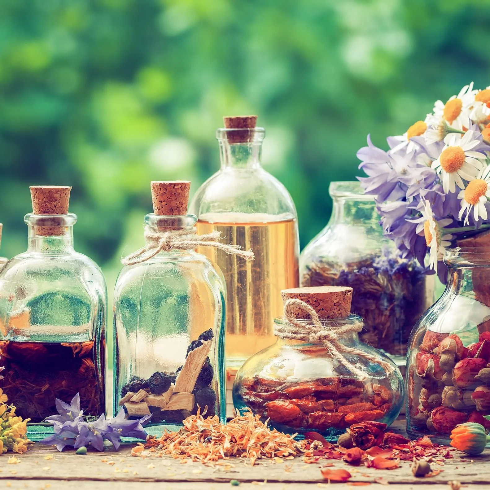Herbal dispensary and treatment notes at Danielle Dennis Naturopath Bundaberg