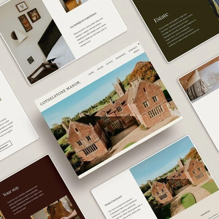 One of the goals for @cothelstonemanor brand creation was to get the correct balance of expressing the prestigious elevation of a magnificent Grade II listed Elizabethan manor house as a holiday stay, whilst still keeping the humble, down to earth va