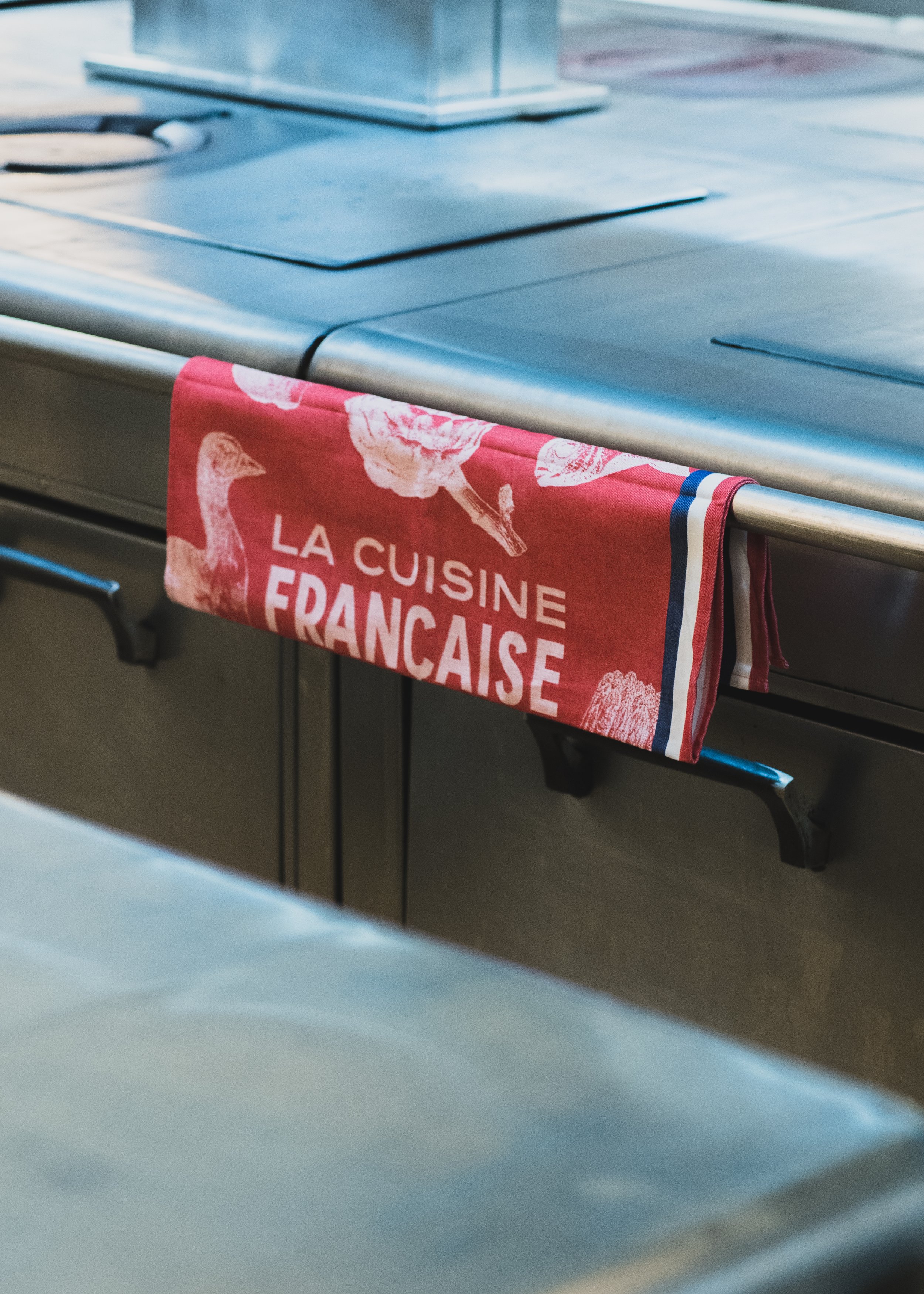 Torchon Rouge La Cuisine Française - Élysée x Le Jacquard Français
