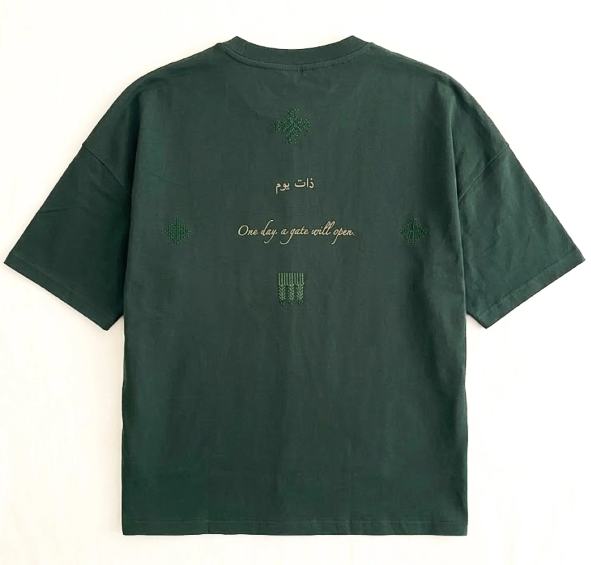 Green Tatreez Tshirt Back.jpg