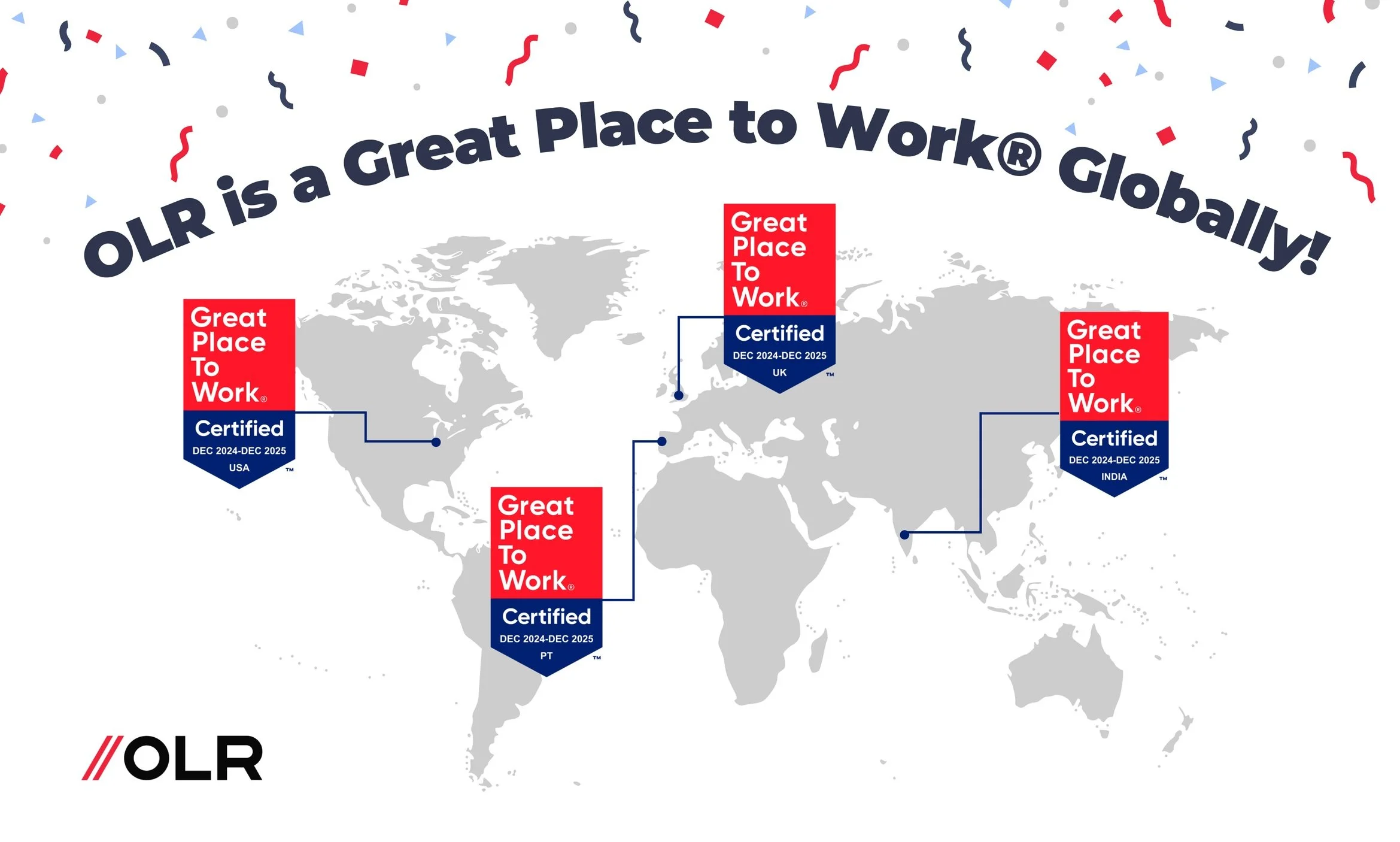 OLR’s Success Starts with People: A Great Place to Work Certification