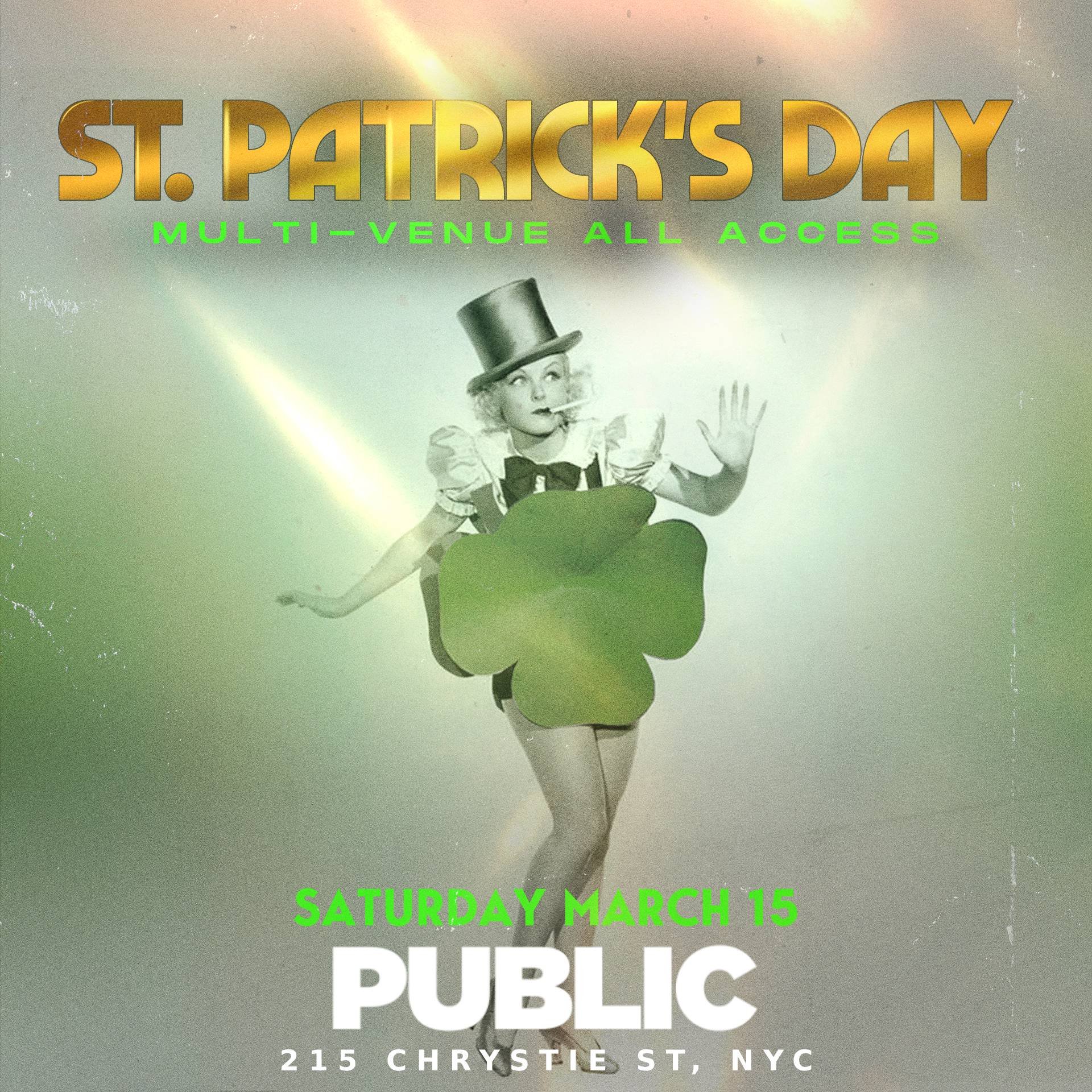 ST. PATRICKS DAY @ PUBLIC HOTEL ARTSPACE