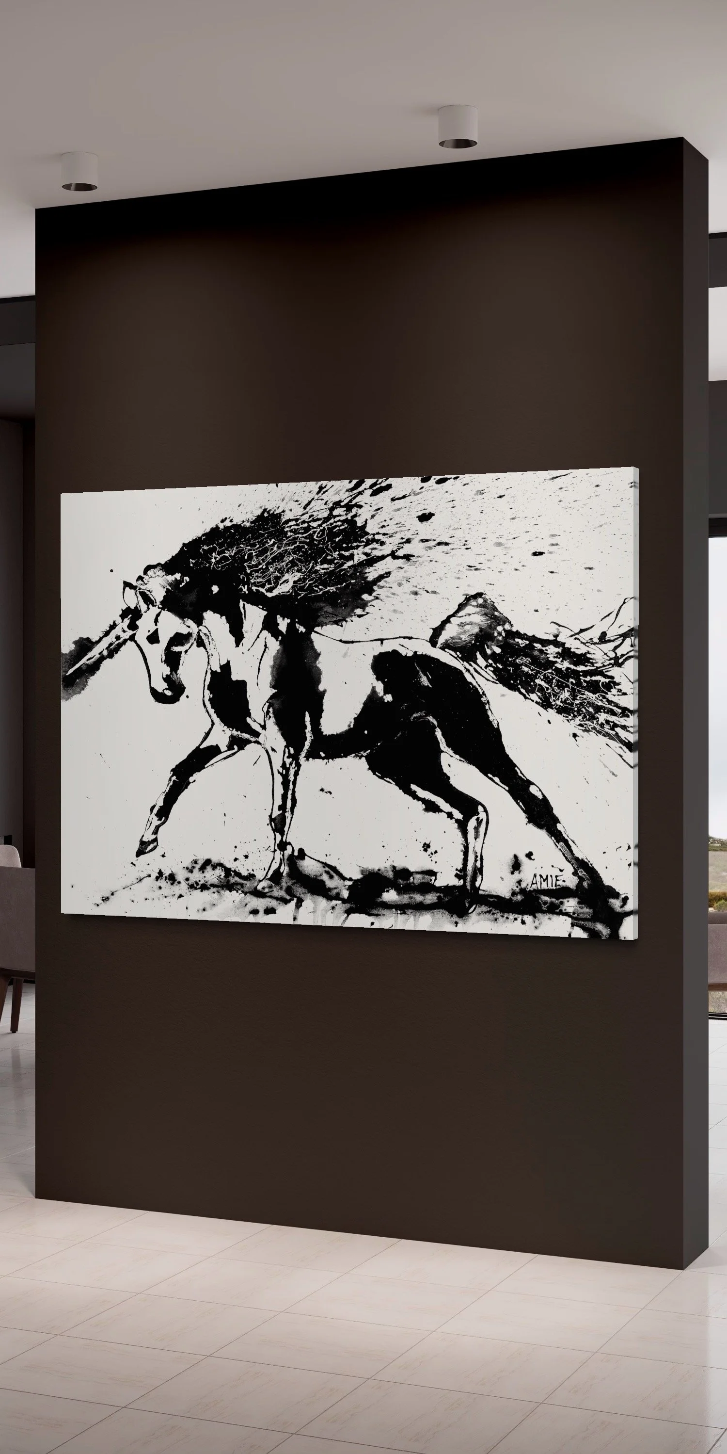 Unicorn -
Acrylic on canvas - 140 x 100 cm