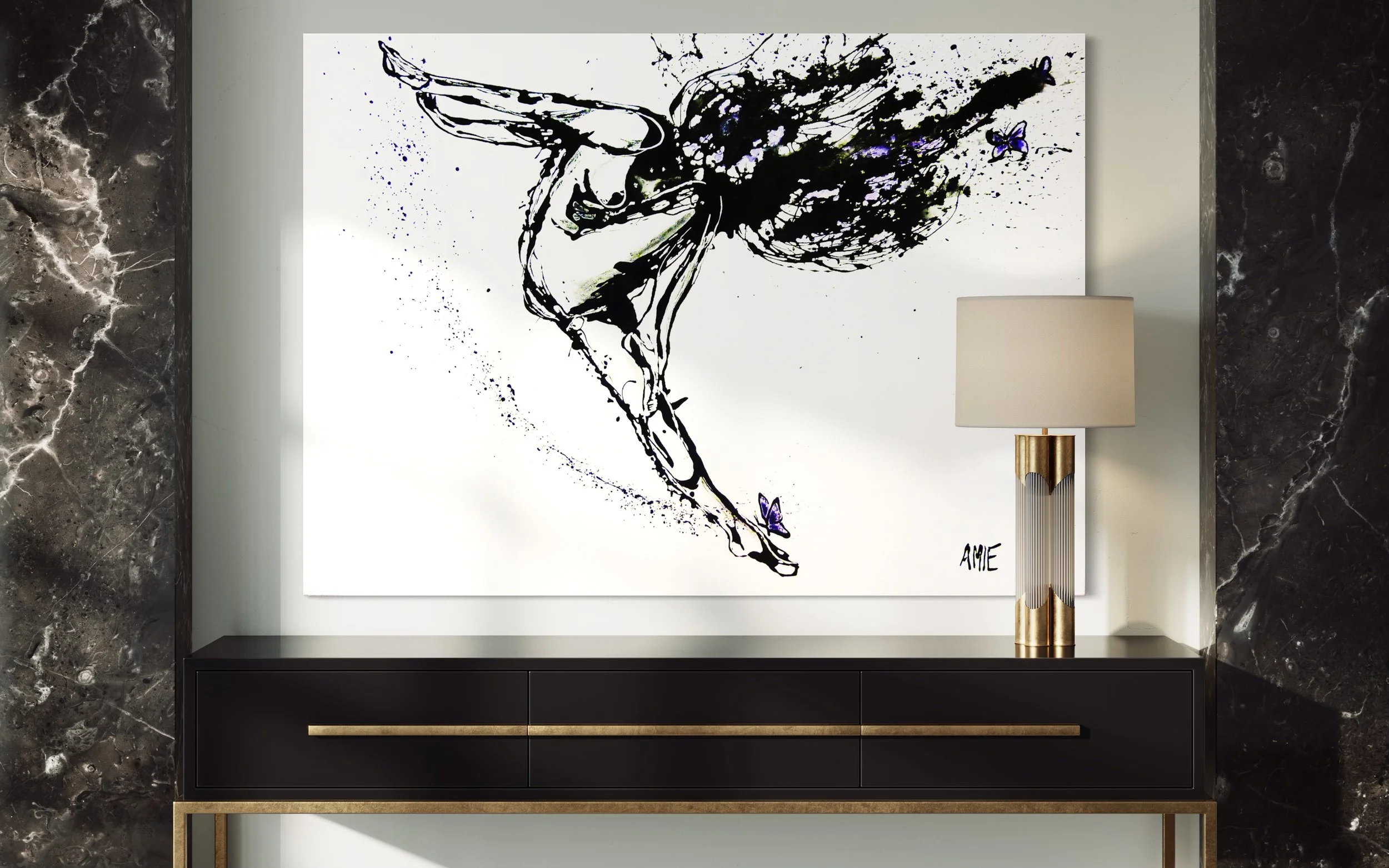 Katrin -
Acrylic on canvas - 70 x 100 cm