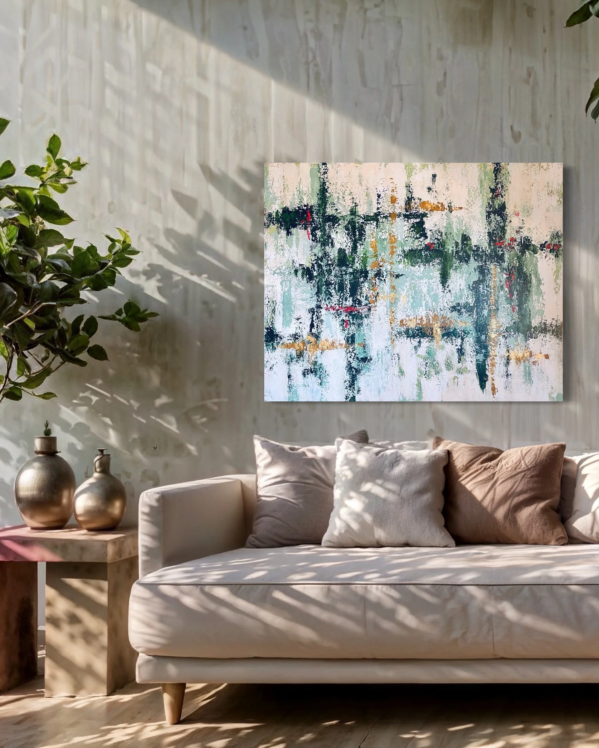 Forest Whispers -
Acrylic on canvas - 80 x 100 cm