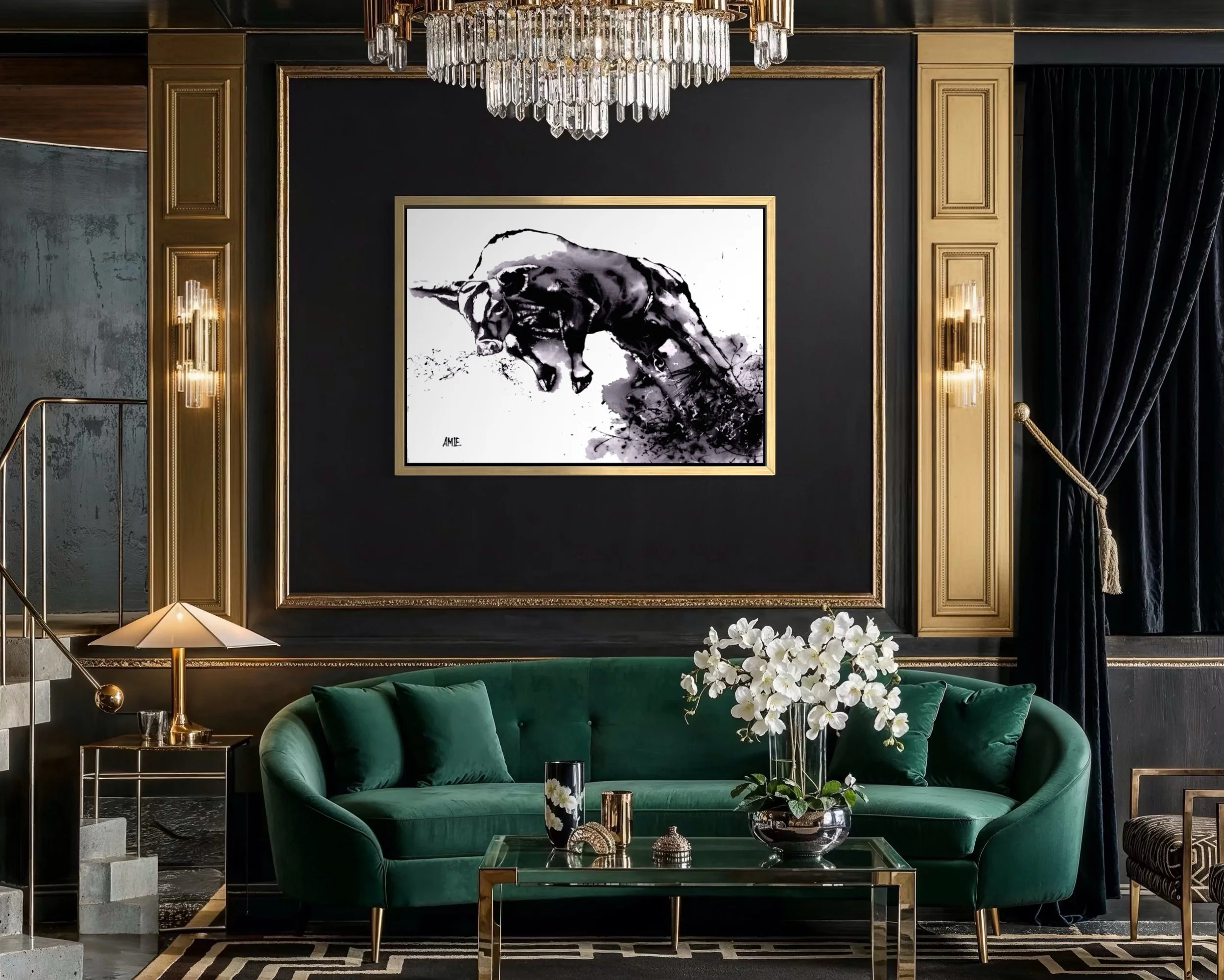 The Bull -  Acrylic on canvas - 
140 x 100 cm