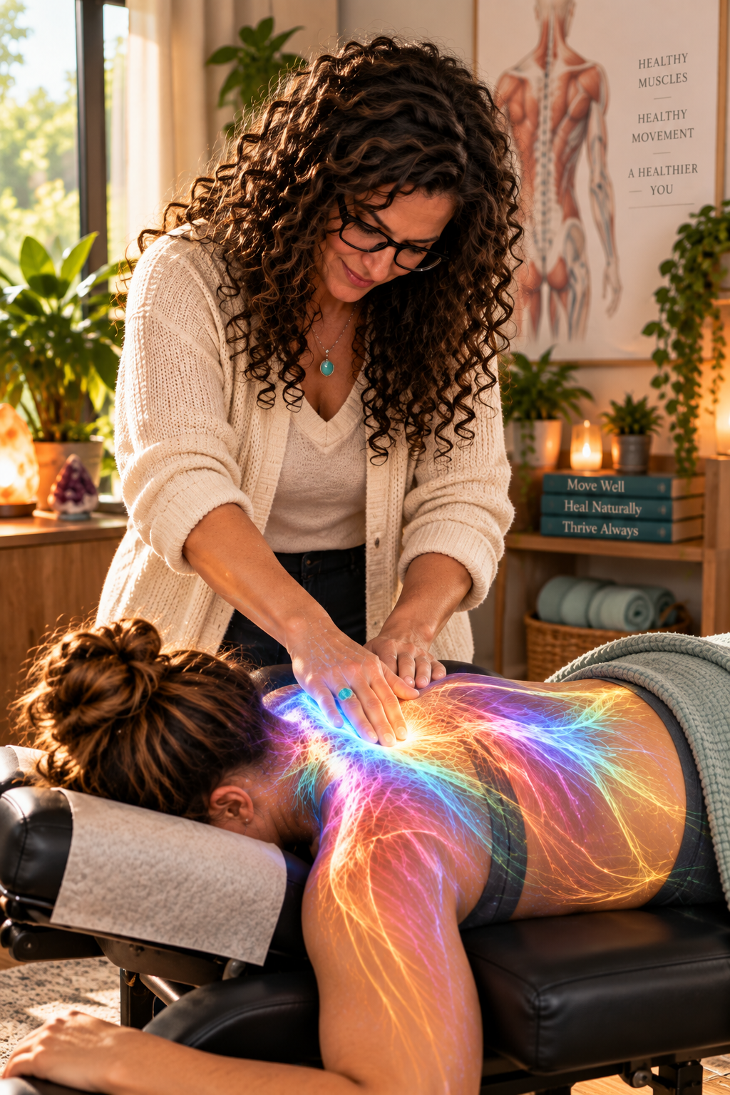 chiropractic doctor performing soft tissue mobiliztion on a patient