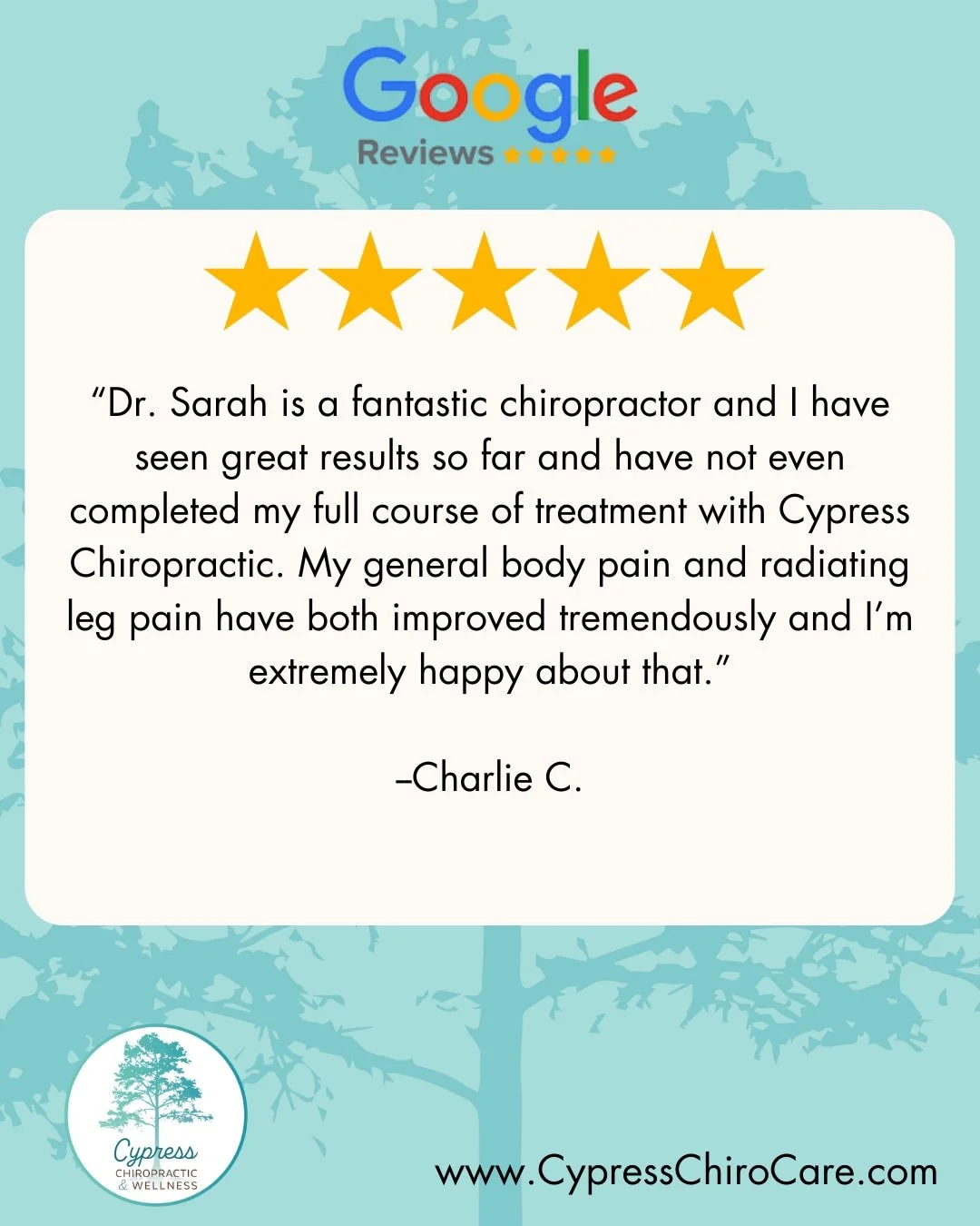The health of your spine determines the quality of your life.💪

#cypresschiropractic #charlestonsc #chs #charlestonwellness #holistichealth #getadjusted #legpain #radiatingpain