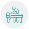 Gentle and specific care icon