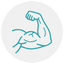 Reduced muscle tension icon