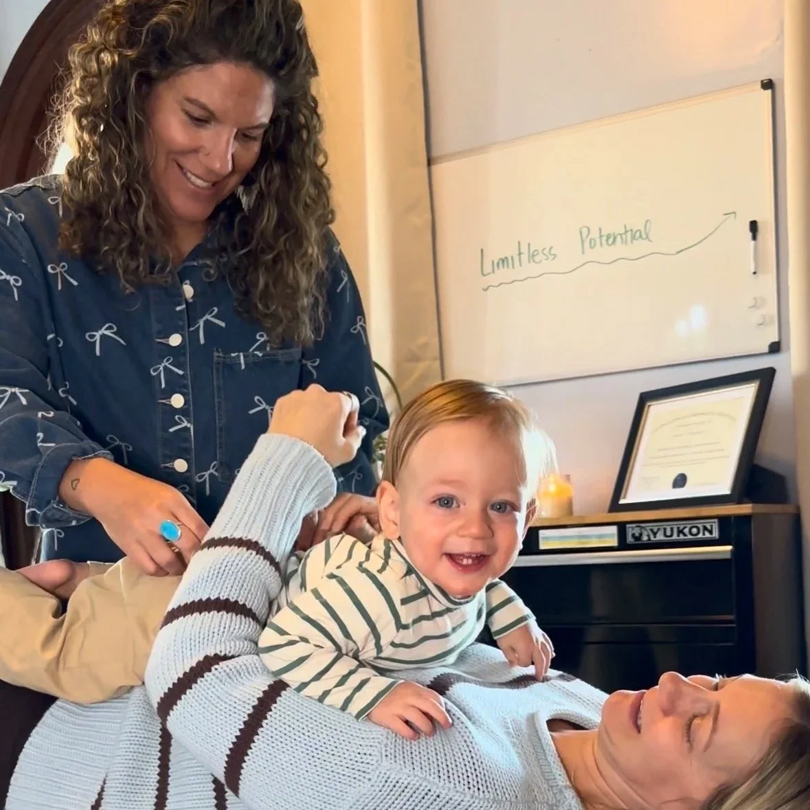 Kids deserve chiropractic care and they love it