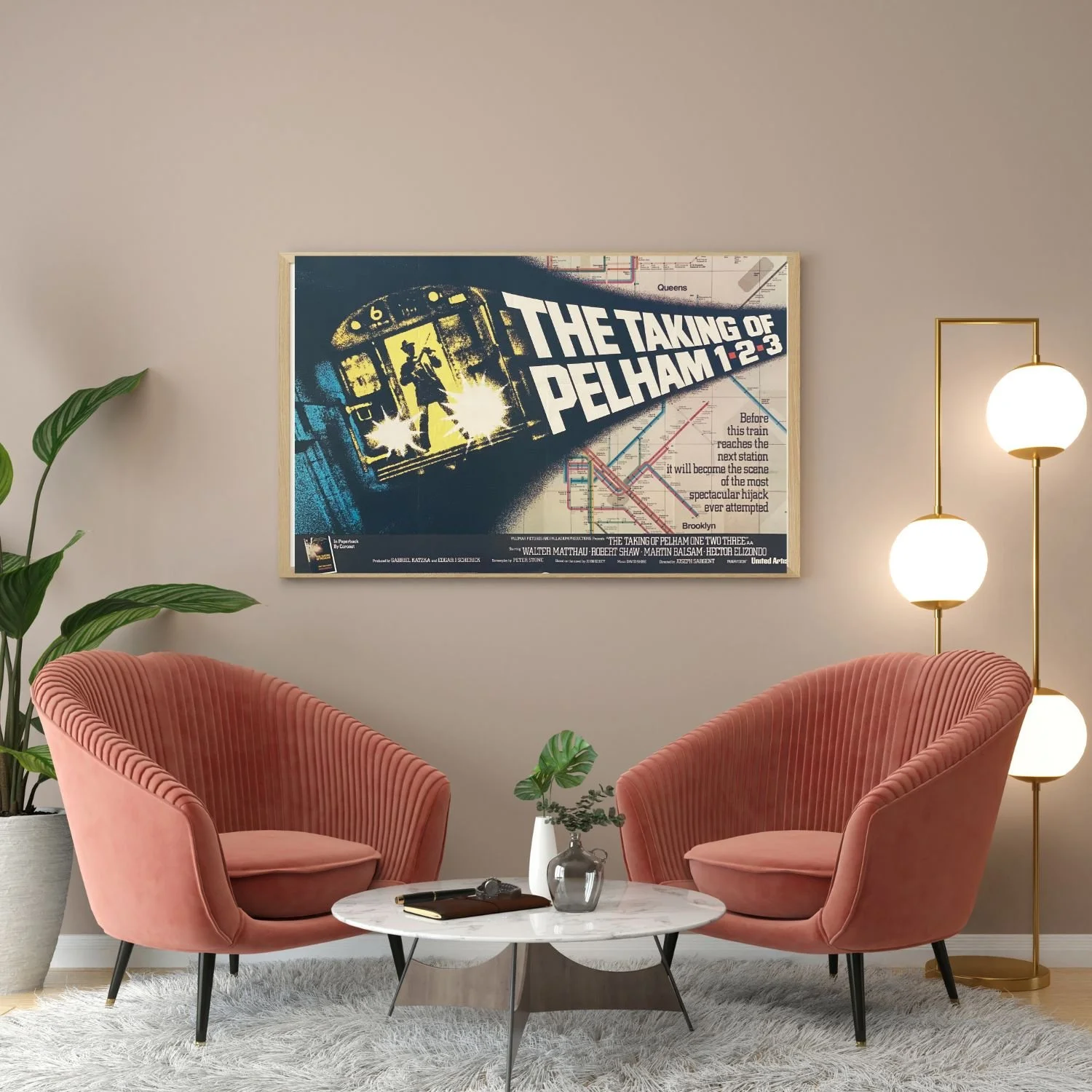 The Taking Of Pelham 1-2-3  - Quad - Film Poster - Mock Up - Tordoff Gallery - Harrogate - UK.jpg