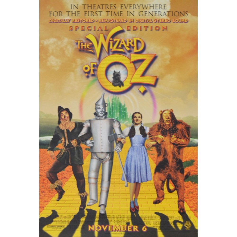 The Wizard Of Oz 1939 One Sheet 27 x 40 - Original Movie Posters - The  Tordoff Gallery